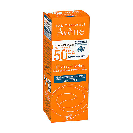 Avene Cleanance солнцезащитный флюид  для проблемной кожи SPF50+ 50 мл 1 шт