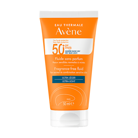 Avene солнцезащитный флюид SPF50+ без отдушек 50 мл 1 шт