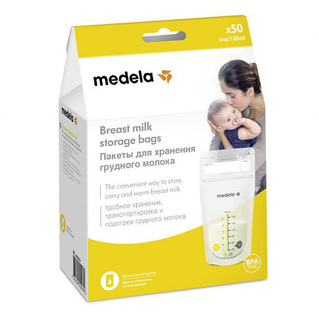 Medela Пакеты одноразовые для хранения грудного молока 50 шт