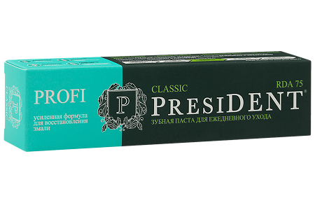 PresiDent Profi Classic зубная паста 75 RDA 50 мл 1 шт