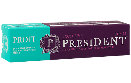 PresiDent Profi Exclusive зубная паста 75 RDA 100 мл 1 шт