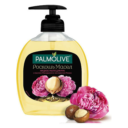 Palmolive Роскошь масел Жидкое мыло с маслом Макадамии и экстрактом Пиона 300 мл 1 шт