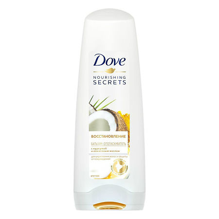 Dove Бальзам-ополаскиватель Nourishing Secrets Восстановление с куркумой и кокос.маслом 200 мл 1 шт