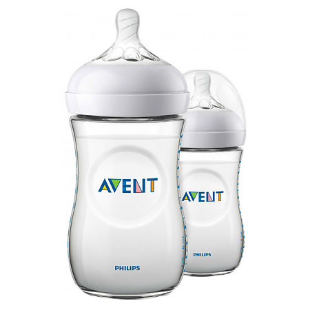 Philips Avent Бутылочка для кормления Natural полипропилен 1+ SCF033/27 260 мл 2 шт