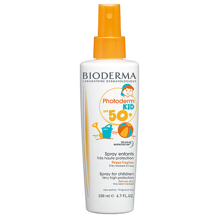 Bioderma Photoderm KID Спрей солнцезащитный SPF50+ 200 мл 1 шт