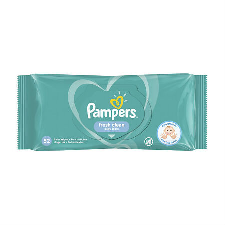 Салфетки влажные Памперс (Pampers) детские Baby Fresh Clean 52 шт