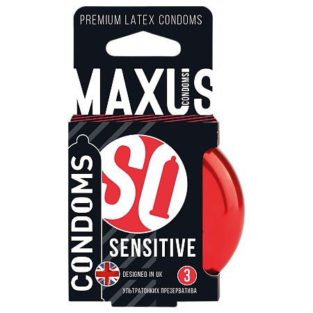 Презервативы MAXUS Sensitive ультратонкие 3 шт