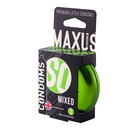 Презервативы MAXUS Mixed набор микс 3 шт