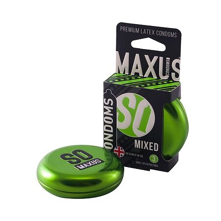 Презервативы MAXUS Mixed набор микс 3 шт