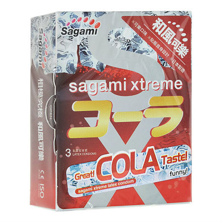 Презервативы Sagami Xtreme Cola 3 шт