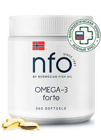 NFO Омега-3 Форте/Omega-3 Forte капсулы массой 1450 мг 360 шт