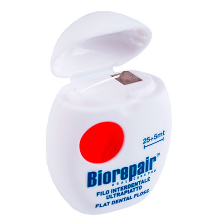 Biorepair Зубная нить Filo Non Cerato Ultrapiatto ультра плоская без воска 30 м 1 шт