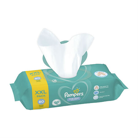 Салфетки влажные Памперс (Pampers) детские Baby Fresh Clean 80 шт