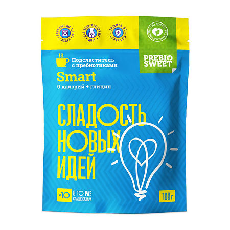 PrebioSweet Smart подсластитель с пребиотиками 100 г 1 шт