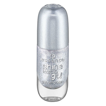 Essence Лак для ногтей Shine Last & Go! Gel Nail Polish с эффектом геля прозрачный с блестками тон 02 1 шт