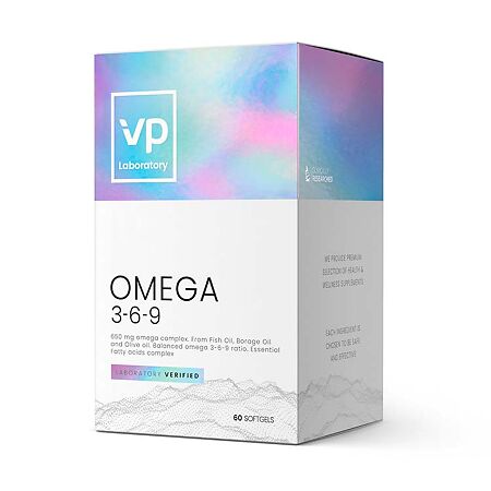 Vplab Omega 3-6-9 Омега 3-6-9 Комплекс жирных кислот капсулы массой 1440 мг 60 шт