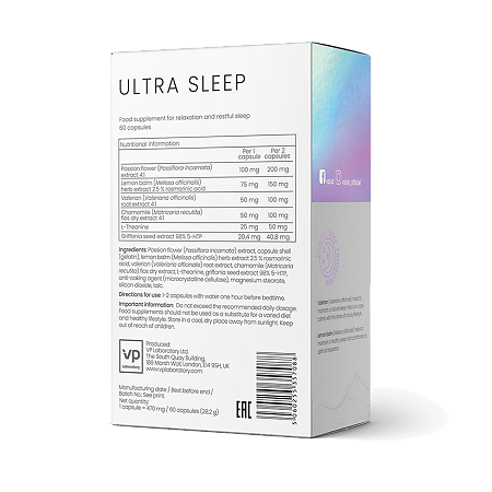 Vplab Ultra Sleep Препарат для сна капсулы массой 470 мг 60 шт