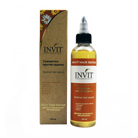 INVIT Sedinet hair serum Сыворотка против седины 120 мл 1 шт