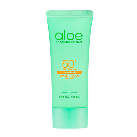 Holika Holika Aloe Soothing Essence Солнцезащитный гель с алоэ SPF50+ Face&Body Waterproof Sun Gel 100 мл 1 шт