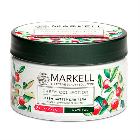 Markell Green Collection Крем-баттер для тела Клюква 250 мл 1 шт