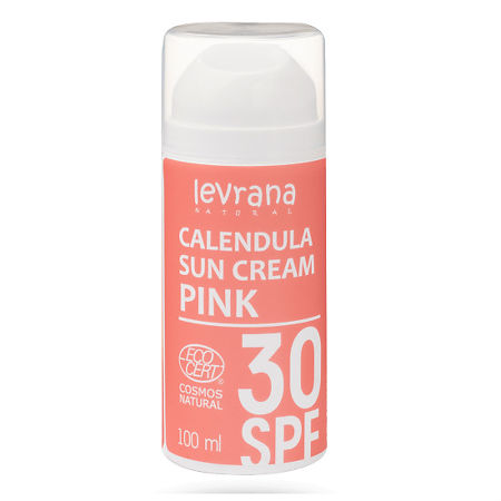 Levrana Солнцезащитный крем для тела Календула SPF30 Pink 100 мл 1 шт