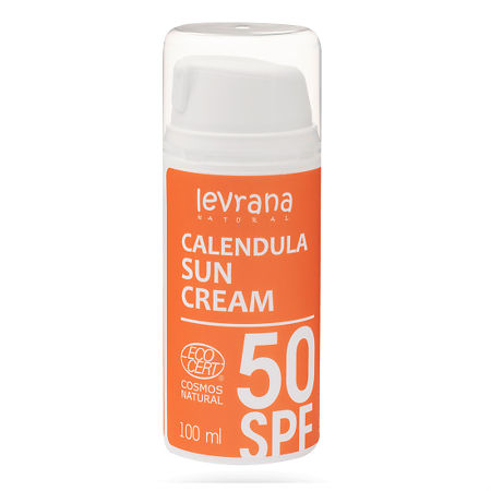 Levrana Солнцезащитный крем для тела Календула SPF50 100 мл 1 шт