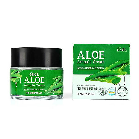 Ekel Ampule Cream Aloe Ампульный крем с алоэ 70 мл 1 шт