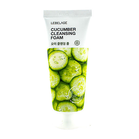 Lebelage Cleansing Foam Сucumber Пена для умывания с экстрактом огурца 100 мл 1 шт