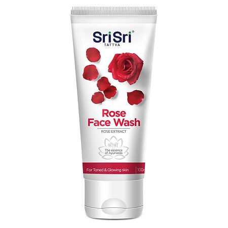 SriSri Tattva Средство для умывания с розами Rose Face Wash 100 мл 1 шт