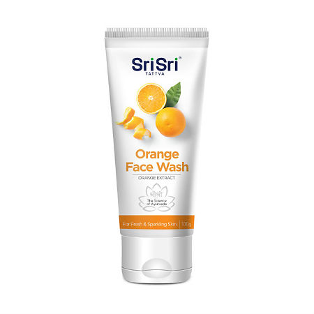 SriSri Tattva Средство для умывания с апельсином Orange Face Wash 100 мл 1 шт