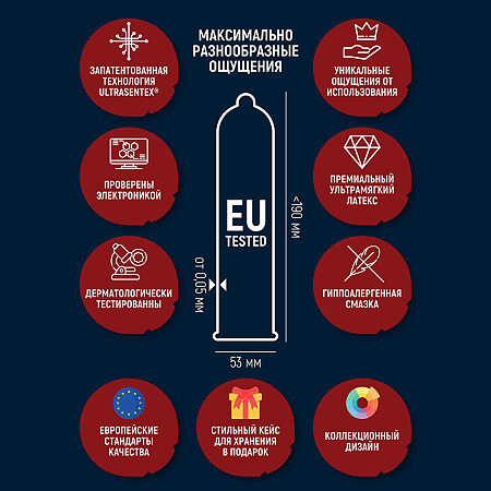 Презервативы MAXUS Mixed набор 15 шт