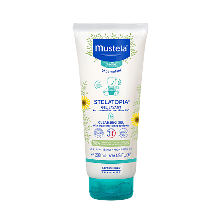 Mustela Stelatopia гель для купания очищающий 200 мл 1 шт