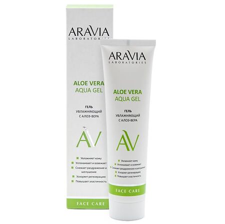 Aravia Laboratories Гель для лица увлажняющий с алоэ-вера Aloe Vera Aqua Gel 100 мл 1 шт