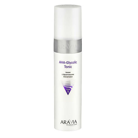 Aravia Professional Тоник для лица с фруктовыми кислотами AHA Glycolic Tonic 250 мл 1 шт