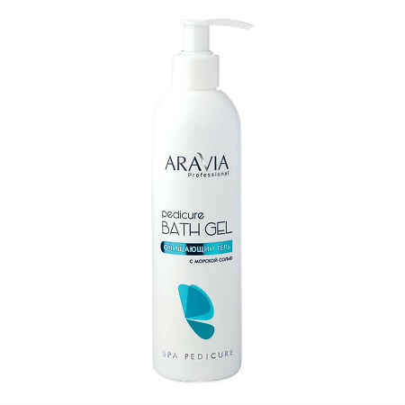 Aravia Professional Гель для ног с морской солью очищающий Pedicure Bath Gel 300 мл 1 шт