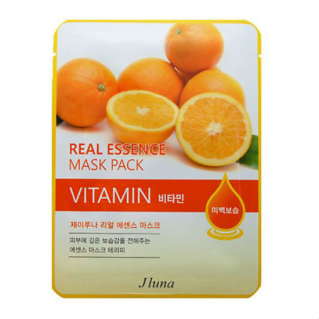 Jluna Real Essence Mask Pack Vitamin Тканевая маска с витаминами 25 мл 1 шт