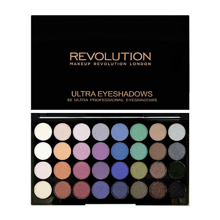 Makeup Revolution Палетка теней Ultra Eyeshadows Mermaids Flawless 32 1 шт