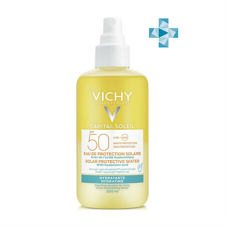 Vichy Ideal Soleil Protective Water спрей двухфазный увлажняющий SPF50 200 мл 1 шт