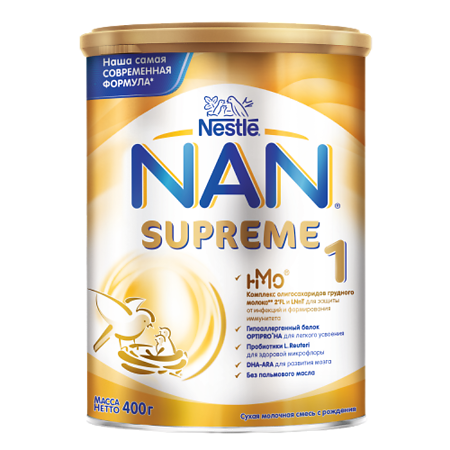 NAN Supreme Смесь 0-12 мес 400 г 1 шт