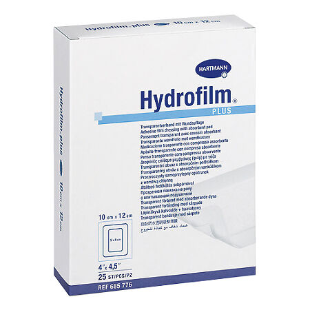 Повязка Hydrofilm plus/Гидрофильм плюс прозрачная 10 х 12 см 25 шт