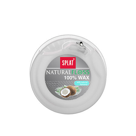 Splat DentalFloss Зубная нить Natural  Wax с ароматом кокоса 30 м 1 шт