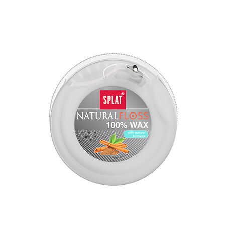 Splat DentalFloss Зубная нить Natural  Wax с ароматом корицы 30 м 1 шт