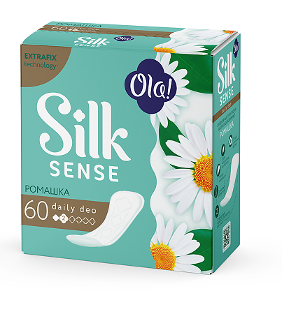 Ola! Silk Sense Прокладки ежедневные Daily Deo Солнечная Ромашка 60 шт