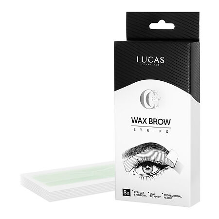 CC Brow Набор восковых полосок для коррекции бровей Wax Brow Strips 8 шт