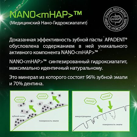 Apadent Sensitive Зубная паста реминерализующая 60 г 1 шт