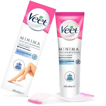 Veet Minima Крем для депиляции для чувствительной кожи туба 200 мл 1 шт