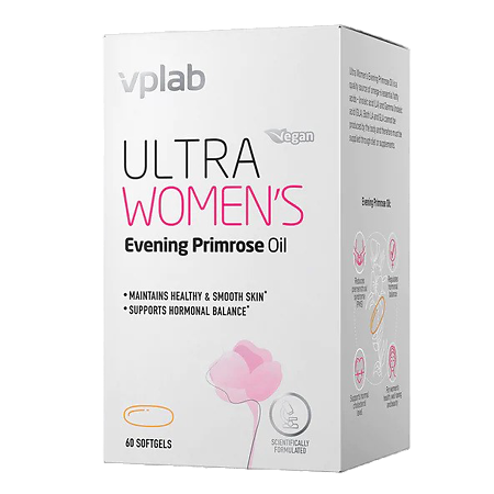 Vplab Ultra Womens Evening Primrose oil Масло примулы вечерней капсулы по 1400 мг 60 шт