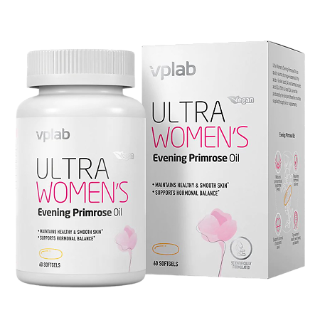 Vplab Ultra Womens Evening Primrose oil Масло примулы вечерней капсулы по 1400 мг 60 шт