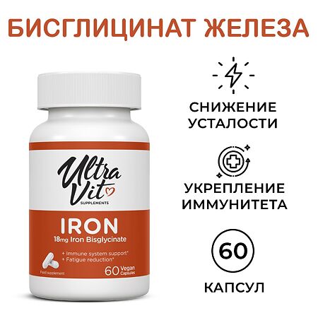 Vplab Iron Железо капсулы массой 325 мг 60 шт