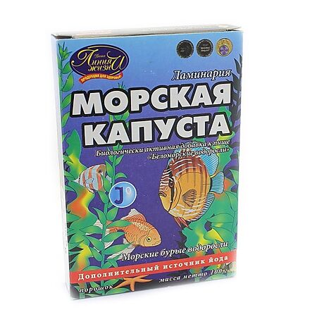 Ваша линия жизни Морская капуста (ламинария) порошок 100 г 1 шт